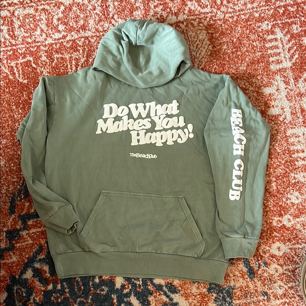 Beach Club Green Hoodie